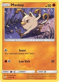 Mankey - SM - Team Up - Pokemon card