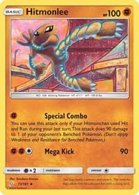 Hitmonlee - SM - Team Up - Pokemon card