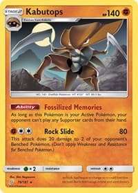 Kabutops - SM - Team Up - Pokemon card