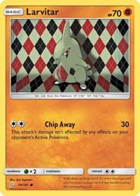 Larvitar - SM - Team Up - Pokemon card