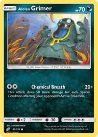 Alolan Grimer - SM - Team Up - Pokemon card