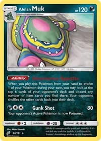 Alolan Muk - SM - Team Up - Pokemon card