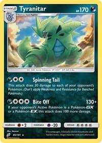 Tyranitar - SM - Team Up - Pokemon card