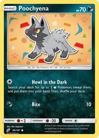 Poochyena - SM - Team Up - Pokemon card