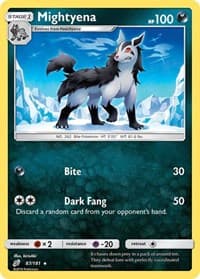 Mightyena - SM - Team Up - Pokemon card