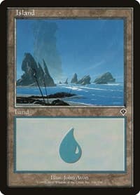 Island (336) - Invasion - Magic: The Gathering card