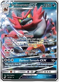 Incineroar GX - SM - Team Up - Pokemon card