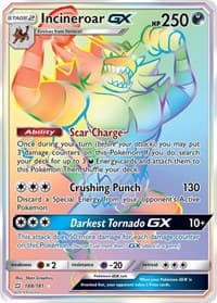 Incineroar GX (Secret) - SM - Team Up - Pokemon card