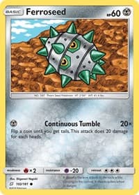Ferroseed - SM - Team Up - Pokemon card