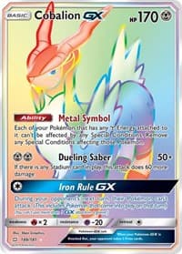 Cobalion GX (Secret) - SM - Team Up - Pokemon card