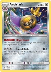 Aegislash - SM - Team Up - Pokemon card
