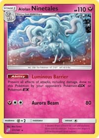 Alolan Ninetales - SM - Team Up - Pokemon card