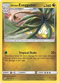 Alolan Exeggutor (114) - SM - Team Up - Pokemon card