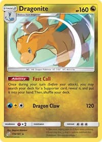 Dragonite - SM - Team Up - Pokemon card