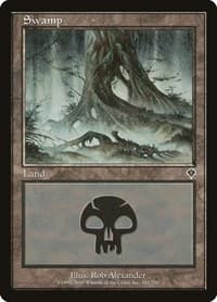 Swamp (341) - Invasion - Magic: The Gathering card