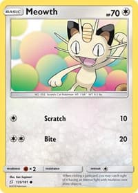 Meowth - SM - Team Up - Pokemon card