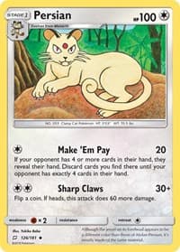 Persian - SM - Team Up - Pokemon card