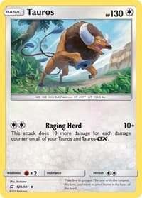Tauros - SM - Team Up - Pokemon card