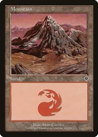 Mountain (343) - Invasion - Magic: The Gathering card