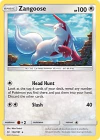 Zangoose - SM - Team Up - Pokemon card