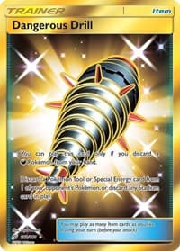 Dangerous Drill (Secret) - SM - Team Up - Pokemon card