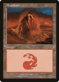 Mountain (344) - Invasion - Magic: The Gathering card