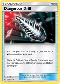 Dangerous Drill - SM - Team Up - Pokemon card