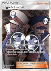 Ingo & Emmet (Full Art) - SM - Team Up - Pokemon card