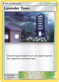 Lavender Town - SM - Team Up - Pokemon card