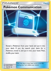 Pokemon Communication - SM - Team Up - Pokemon card