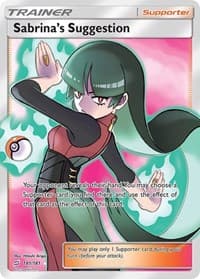 Sabrina's Suggestion (Full Art) - SM - Team Up - Pokemon card