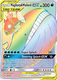 Magikarp & Wailord GX (Secret) - SM - Team Up - Pokemon card