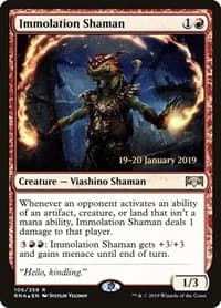 Immolation Shaman - Prerelease Cards - Magic: The Gathering card