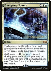 Emergency Powers - Prerelease Cards - Magic: The Gathering card