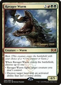 Ravager Wurm - Prerelease Cards - Magic: The Gathering card
