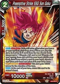 Preemptive Strike SSG Son Goku - Destroyer Kings - Dragon Ball Super: Masters card