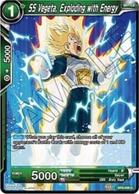 SS Vegeta, Exploding with Energy - Destroyer Kings - Dragon Ball Super: Masters card