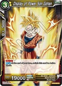 Display of Power Son Gohan - Destroyer Kings - Dragon Ball Super: Masters card