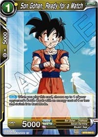 Son Gohan, Ready for a Match - Destroyer Kings - Dragon Ball Super: Masters card