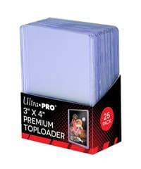 3" x 4" Super Clear Premium Toploader (25-Count) - Ultra Pro Toploaders - Collectible Storage card