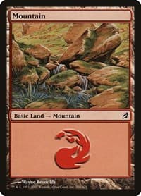 Mountain (296) - Lorwyn - Magic: The Gathering card