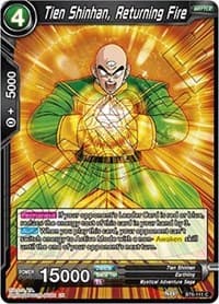 Tien Shinhan, Returning Fire - Destroyer Kings - Dragon Ball Super: Masters card