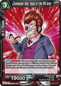 Commander Red, Head of the RR Army - Destroyer Kings - Dragon Ball Super: Masters card