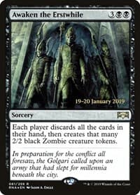 Awaken the Erstwhile - Prerelease Cards - Magic: The Gathering card