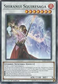 Shiranui Squiresaga - Savage Strike - YuGiOh card