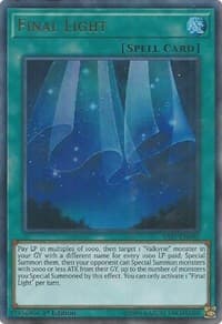 Final Light - Savage Strike - YuGiOh card