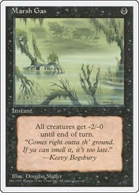 Marsh Gas - Fourth Edition - Magic: The Gathering card
