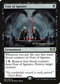 Font of Agonies - Prerelease Cards - Magic: The Gathering card