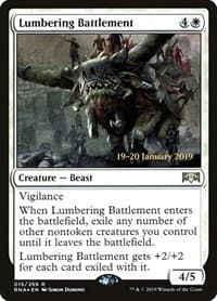 Lumbering Battlement - Prerelease Cards - Magic: The Gathering card