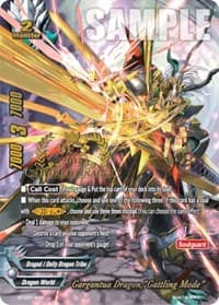 Gargantua Dragon, "Gattling Mode" (2018 World Finals) - Bushiroad Event Cards - Future Card BuddyFight card